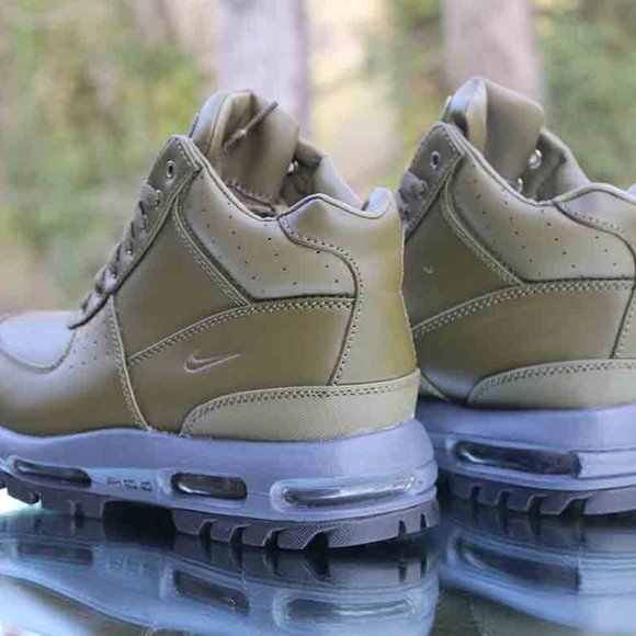 Nike Air Max Goadome Size 6Y Olive Green Canvas - Picture 14 of 15